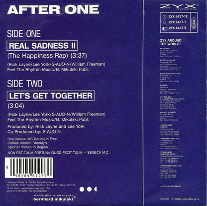 After One : Real Sadness II (7")