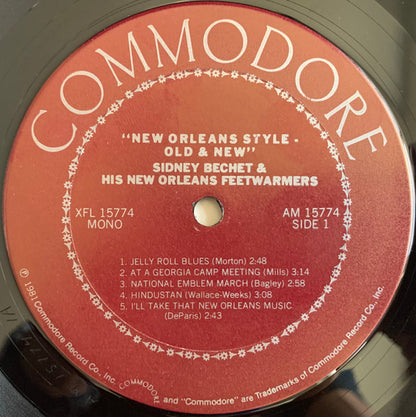 Sidney Bechet / Bob Wilber : New Orleans Style Old & New (LP, Comp, Mono, Ter)