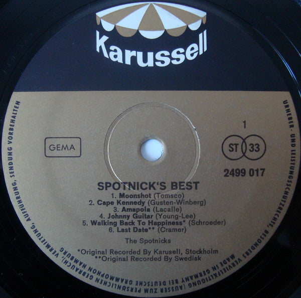 The Spotnicks : Spotnick's Best (LP, Comp, RE)