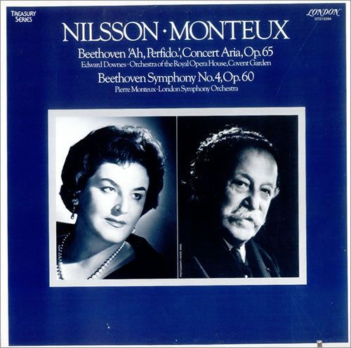 Ludwig van Beethoven / Pierre Monteux / Edward Downes, Orchestra Of The Royal Opera House, Covent Garden / The London Symphony Orchestra - Birgit Nilsson : 'Ah, Perfido.', Concert Aria, Op. 65 / Symphony No. 4, Op. 60 (LP, Comp, RE)