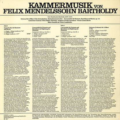 Felix Mendelssohn-Bartholdy : Kammermusik (LP, Album)