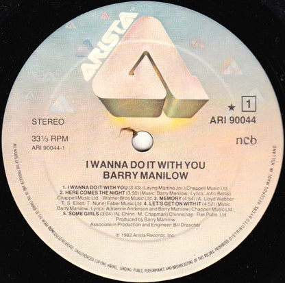 Barry Manilow : I Wanna Do It With You (LP, Album)