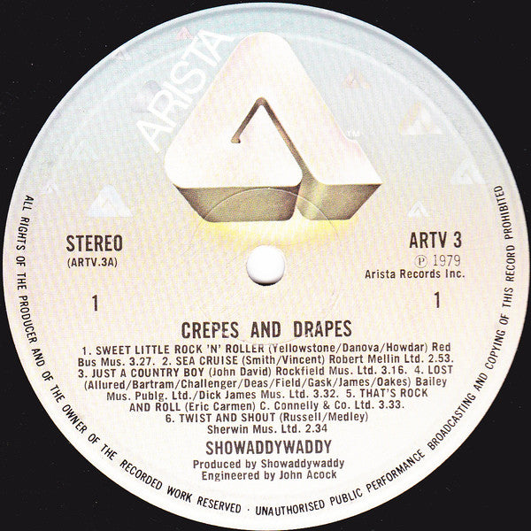 Showaddywaddy : Crepes & Drapes (LP, Album)