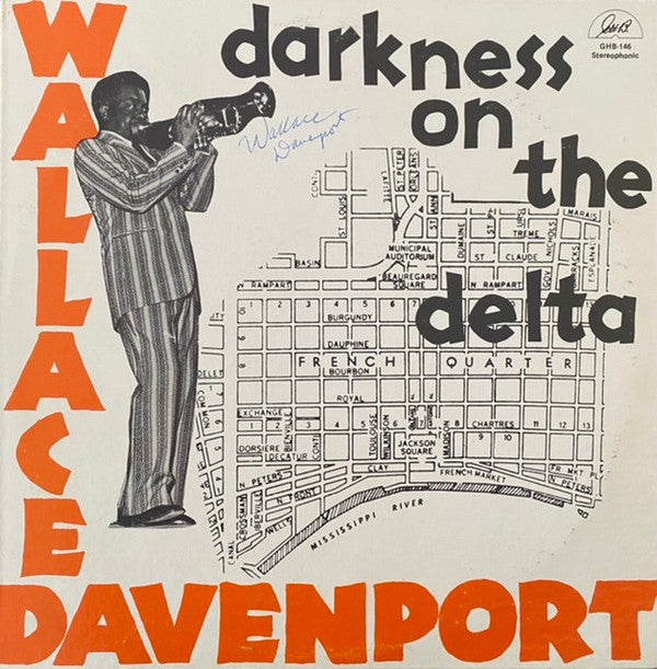 Wallace Davenport : Darkness On The Delta (LP, Album)