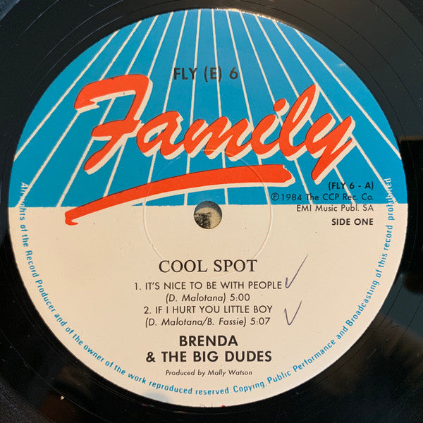 Brenda & The Big Dudes : Cool Spot (12", MiniAlbum)