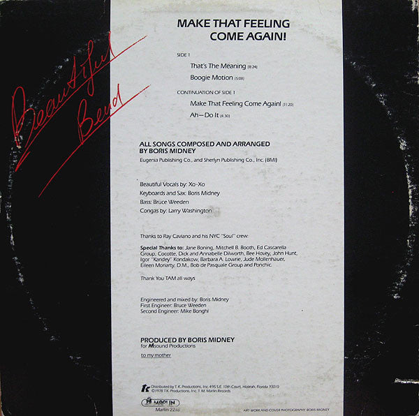 Beautiful Bend : Make That Feeling Come Again! (LP, Album, Mixed)