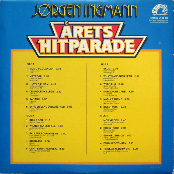 Jørgen Ingmann : Årets Hitparade (2xLP, Album)