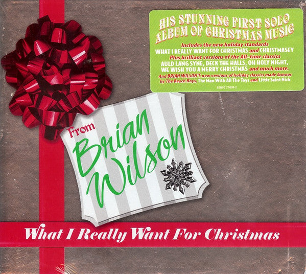 Brian Wilson : What I Really Want For Christmas (CD, Album, Dig)