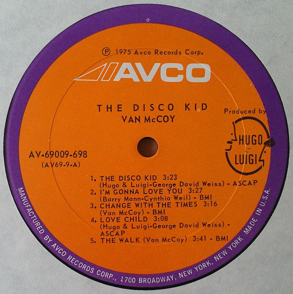 Van McCoy : The Disco Kid (LP, Album)