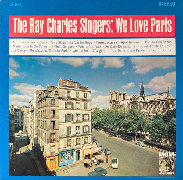 The Ray Charles Singers : We Love Paris (LP)