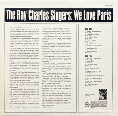 The Ray Charles Singers : We Love Paris (LP)