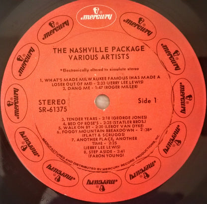 Various : The Nashville Package Of Original Country Hits (LP, Comp)