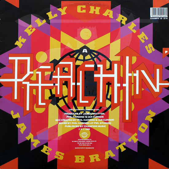 Kelly Charles & James Bratton : Reachin' (12")