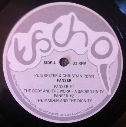 Peter Peter & Christian Rønn : Panser (LP, Ltd)