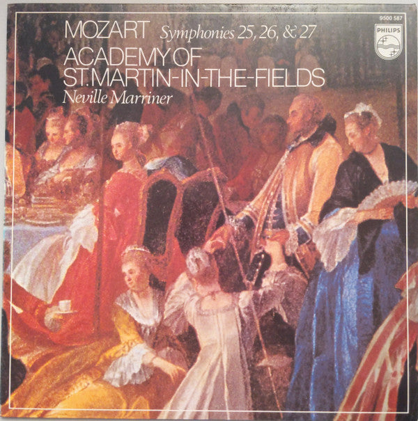 Wolfgang Amadeus Mozart - The Academy Of St. Martin-in-the-Fields, Sir Neville Marriner : Symphonies 25, 26, & 27 (LP)