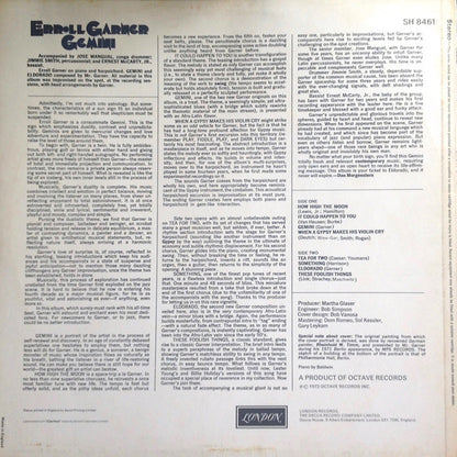 Erroll Garner : Gemini (LP, Album)