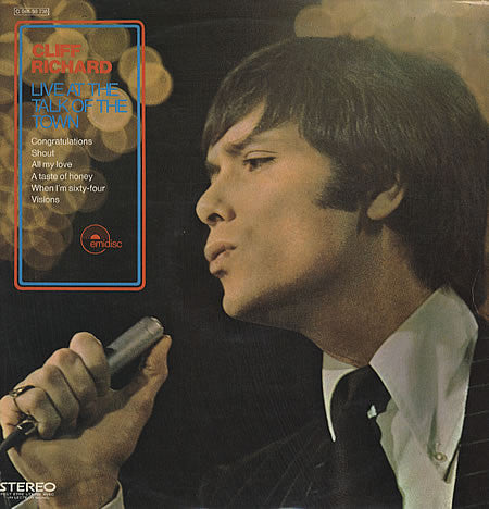 Cliff Richard : Live At The Talk Of The Town (LP, Album, RE)