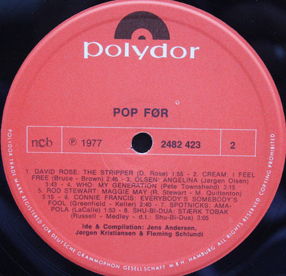 Various : Pop Før - Pop Nu 3 (LP, Comp)