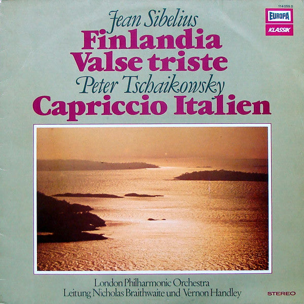 Jean Sibelius / Pyotr Ilyich Tchaikovsky : Finlandia / Valse Triste / Capriccio Italien (LP, Comp)