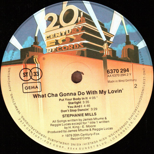 Stephanie Mills : What Cha Gonna Do With My Lovin' (LP, Album)