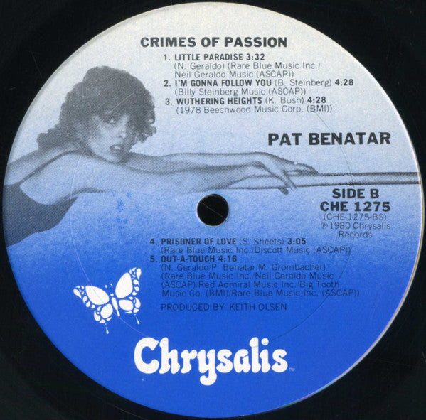 Pat Benatar : Crimes Of Passion (LP, Album)