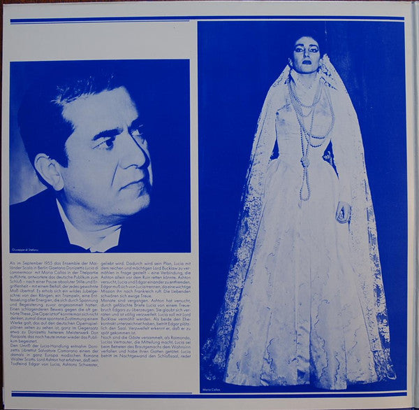 Gaetano Donizetti - Maria Callas, Giuseppe di Stefano, Tito Gobbi, Coro Del Maggio Musicale Fiorentino E Orchestra Del Maggio Musicale Fiorentino, Tullio Serafin : Lucia Di Lammermoor (2xLP, Mono, RE)