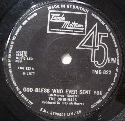 The Originals : God Bless Whoever Sent You  (7")