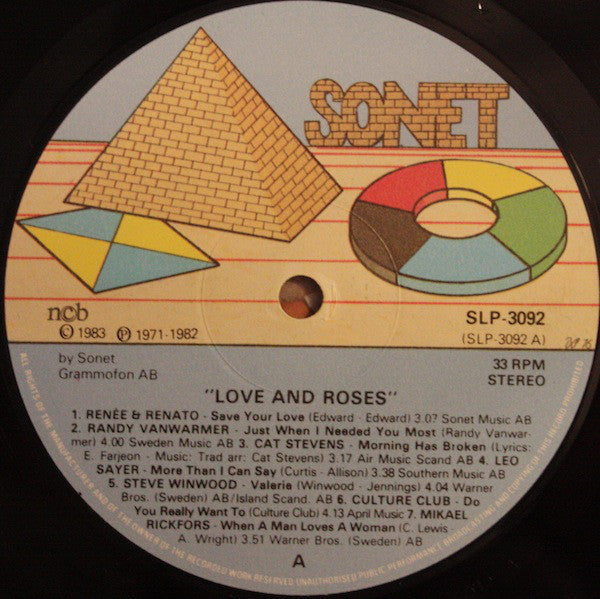 Various : Love & Roses (LP, Comp)