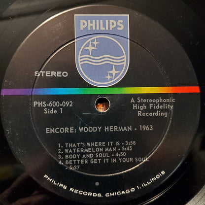 Woody Herman : Encore (LP, Album)