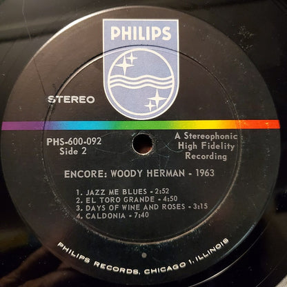 Woody Herman : Encore (LP, Album)