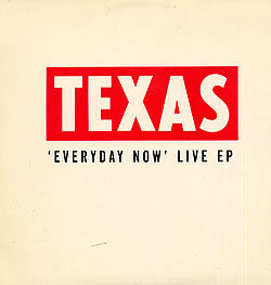 Texas : Everyday Now Live (12", EP, Promo)