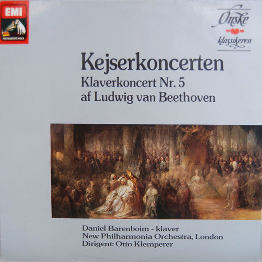 Ludwig van Beethoven : Daniel Barenboim, New Philharmonia Orchestra, Otto Klemperer : Kejserkoncerten - Klaverkoncert Nr. 5 (LP)