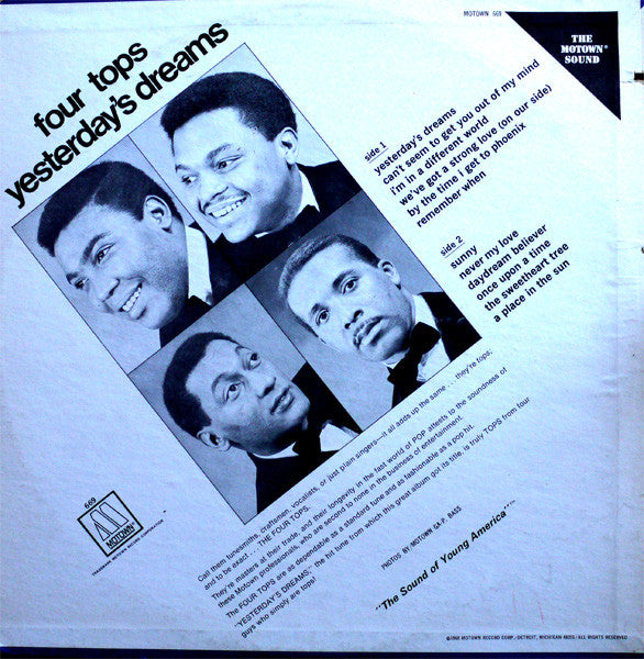 Four Tops : Yesterday's Dreams (LP, Album)