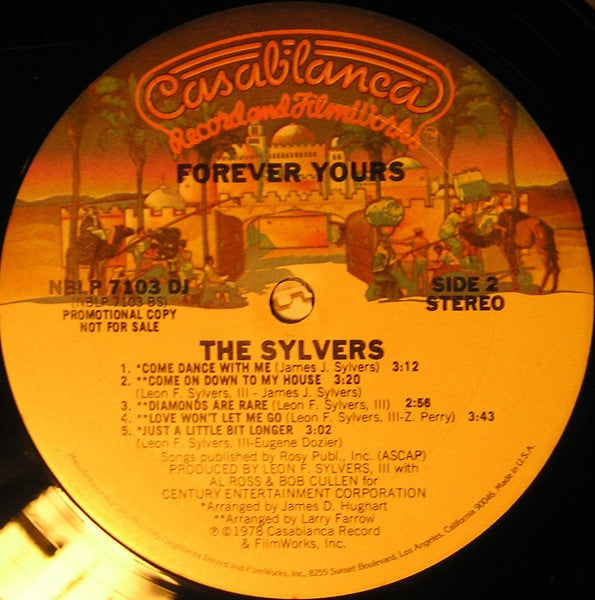 The Sylvers : Forever Yours (LP, Album, Promo)