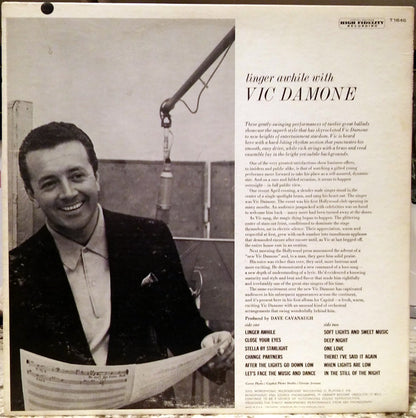 Vic Damone : Linger Awhile (LP, Mono)