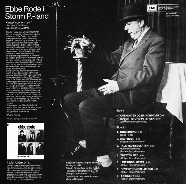 Ebbe Rode : Stormagasinet, En Aften Med Ebbe Rode (LP)