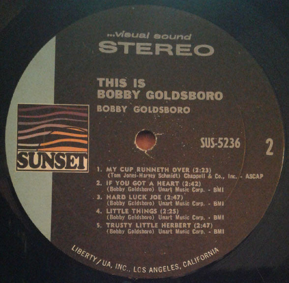 Bobby Goldsboro : This Is Bobby Goldsboro (LP, Album)