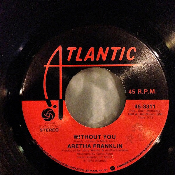 Aretha Franklin : Without You (7", Single, PL )