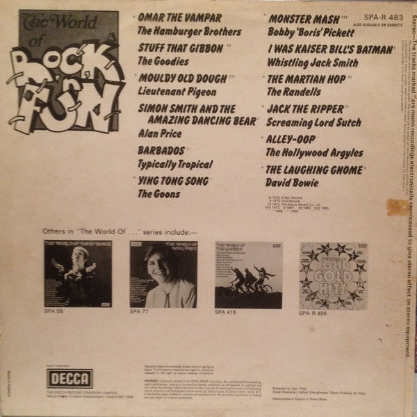 Various : The World Of Rock 'n' Fun (LP, Comp)