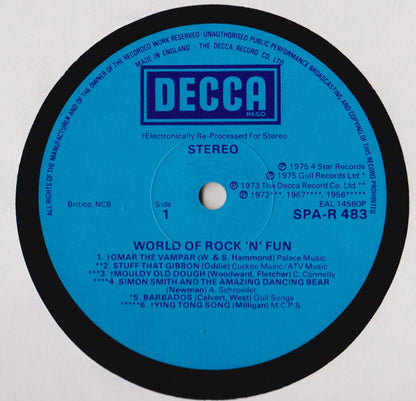 Various : The World Of Rock 'n' Fun (LP, Comp)