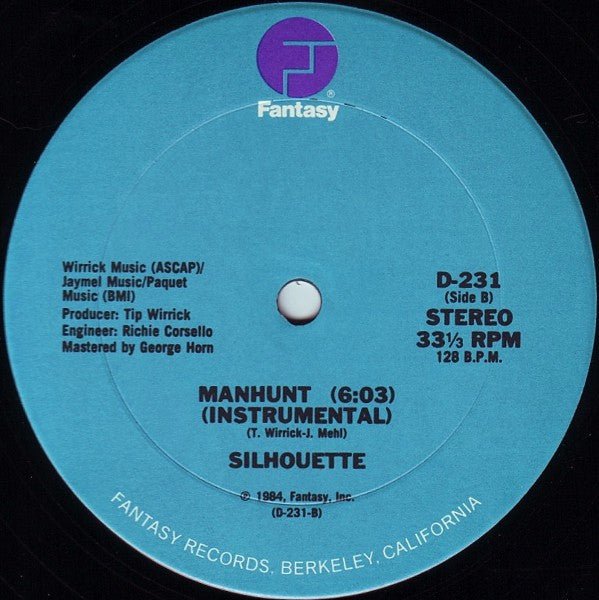 Silhouette (30) With Jeanie Tracy : Manhunt (12")