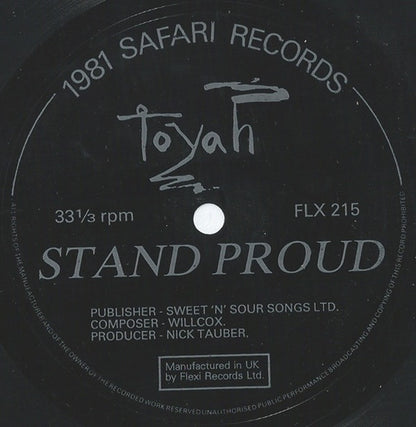 Toyah (3) : Four More From Toyah   (7", EP + Flexi, 7", S/Sided)