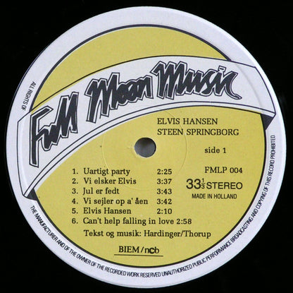 Steen Springborg : Elvis Hansen (LP)