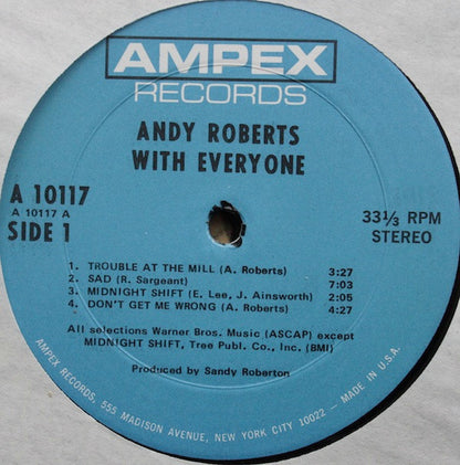 Andy Roberts (3) : With Everyone (LP, Album)