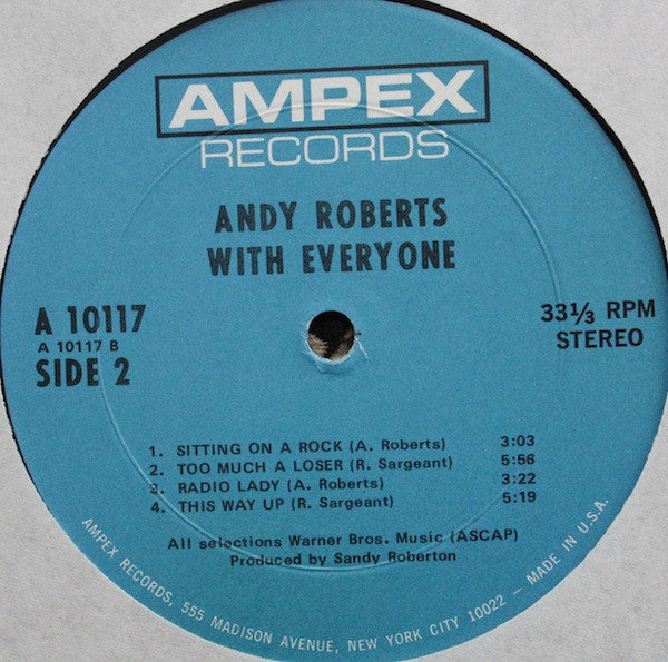 Andy Roberts (3) : With Everyone (LP, Album)