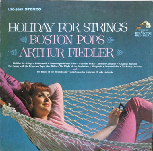 The Boston Pops Orchestra, Arthur Fiedler : Holiday For Strings (LP, Album)