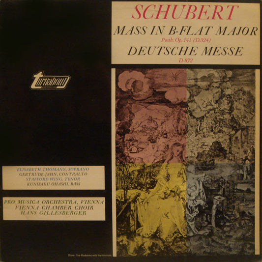 Franz Schubert, Vienna Pro Musica Orchestra, Wiener Kammerchor, Hans Gillesberger : Mass In B-Flat Major / Deutsche Messe (LP)