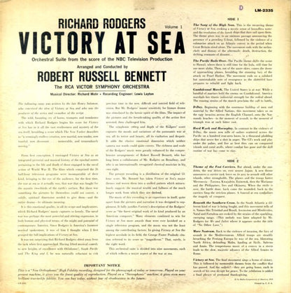 Richard Rodgers / Robert Russell Bennett / RCA Victor Symphony Orchestra : Victory At Sea Volume 1 (LP, Album, Mono)