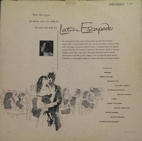 The George Shearing Quintet : Latin Escapade (LP, Album, Mono, RP, Scr)