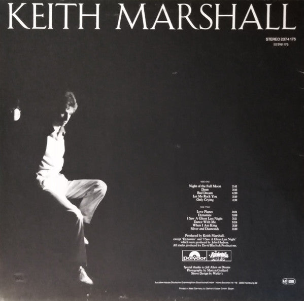 Keith Marshall : Keith Marshall (LP, Album)